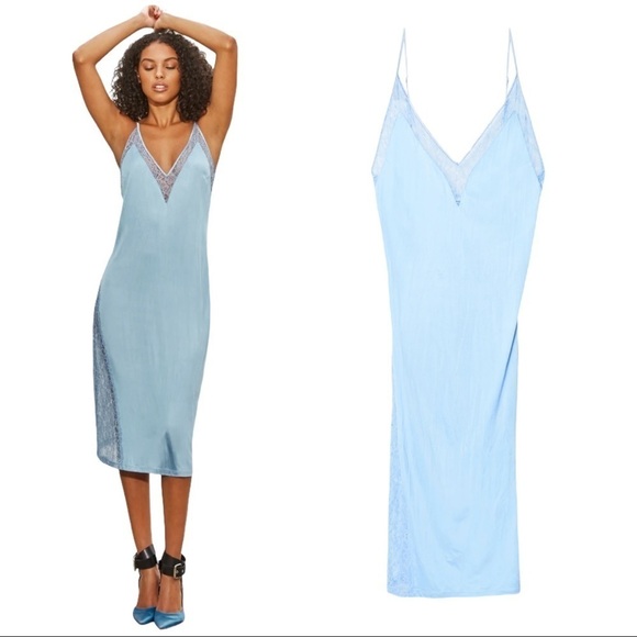 Fleur Du Mal | NWT Luster Jersey Slip in Ice Queen - Size Large - Picture 3 of 10